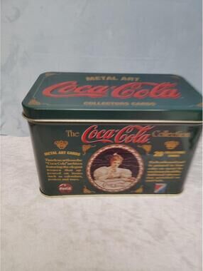 Vintage 1994 Metal Art Coca Cola 20 Collectors Cards  New Factory Sealed
